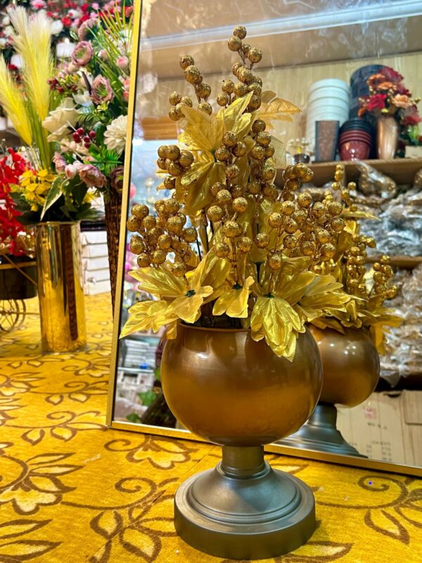 Golden Artificial Flower