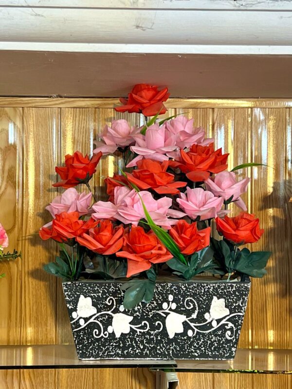 Set Of 2 Artificial FLowers Vase